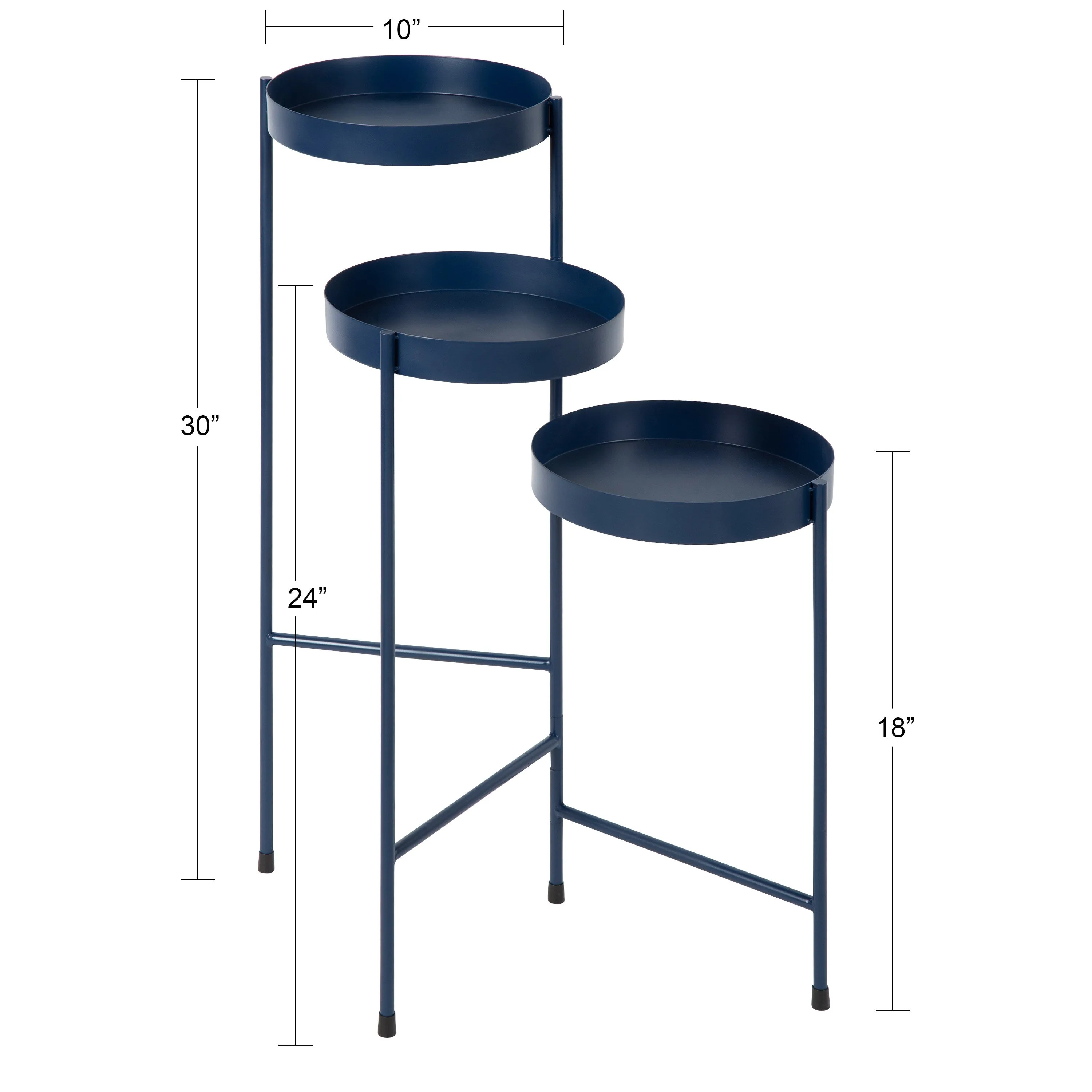 Finn Metal Tri-Level Plant Stand