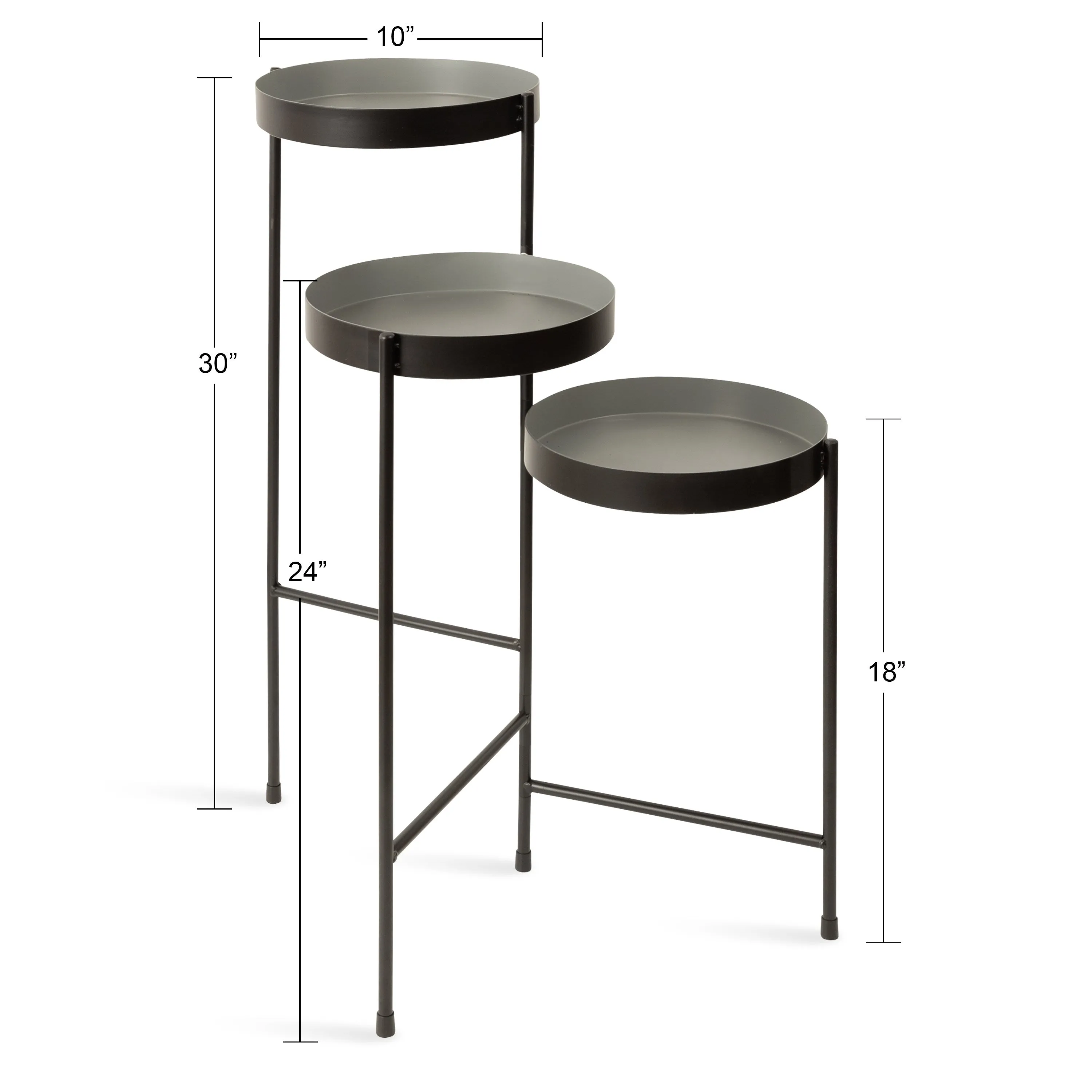 Finn Metal Tri-Level Plant Stand