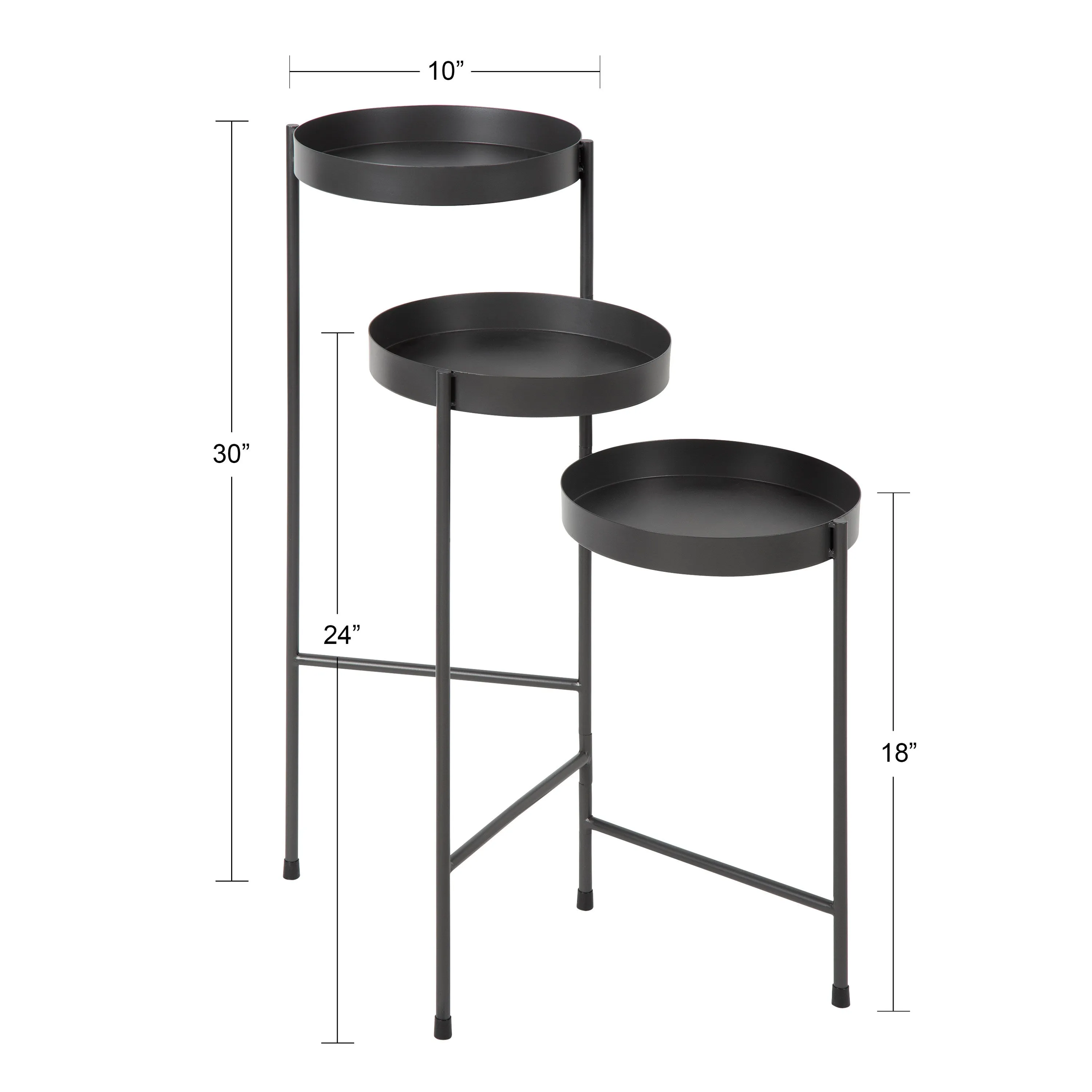 Finn Metal Tri-Level Plant Stand