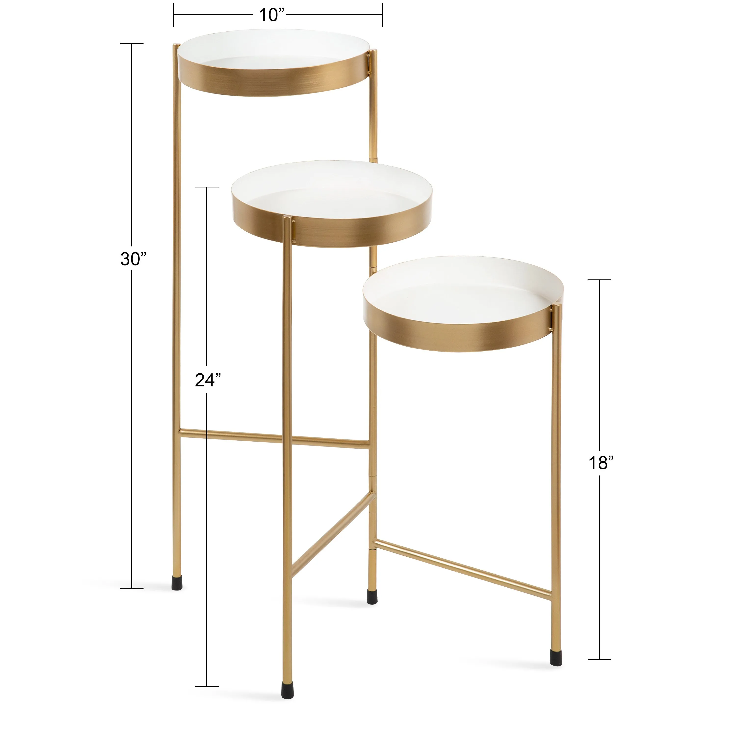 Finn Metal Tri-Level Plant Stand