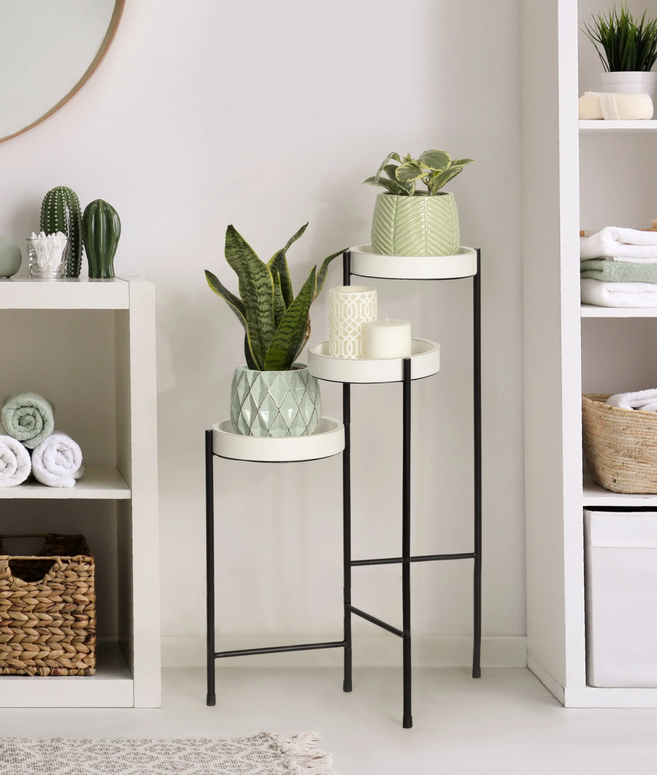 Finn Metal Tri-Level Plant Stand