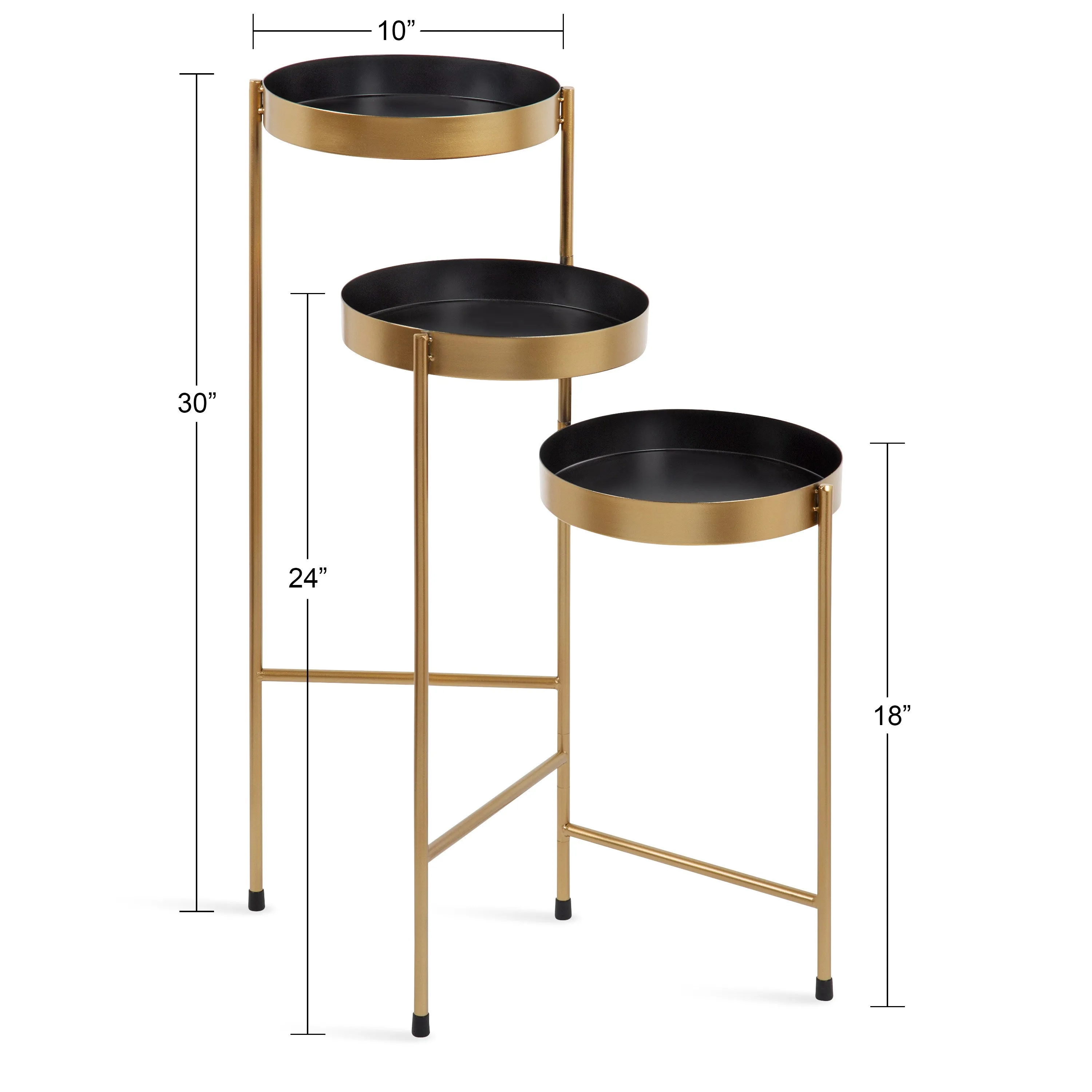 Finn Metal Tri-Level Plant Stand