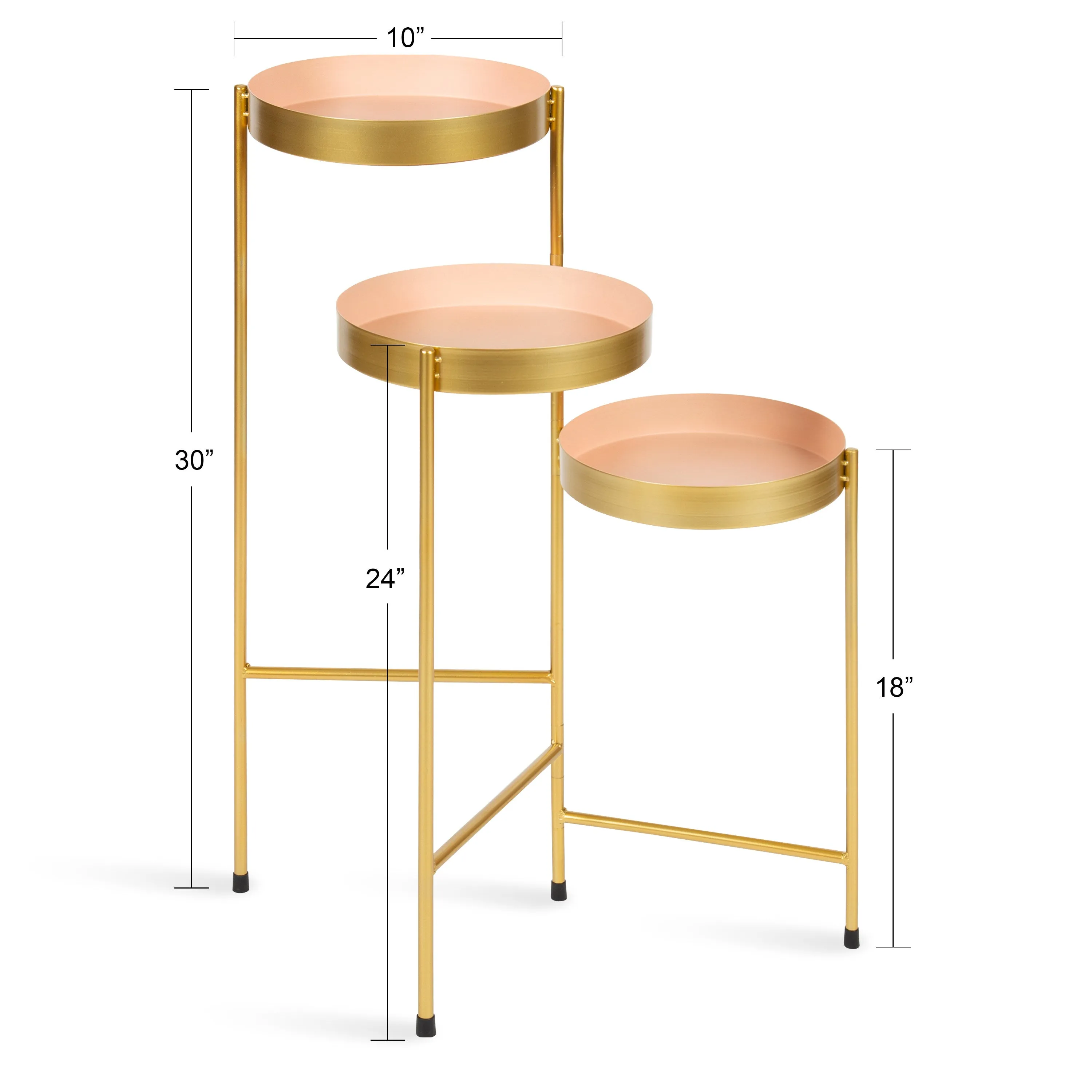 Finn Metal Tri-Level Plant Stand