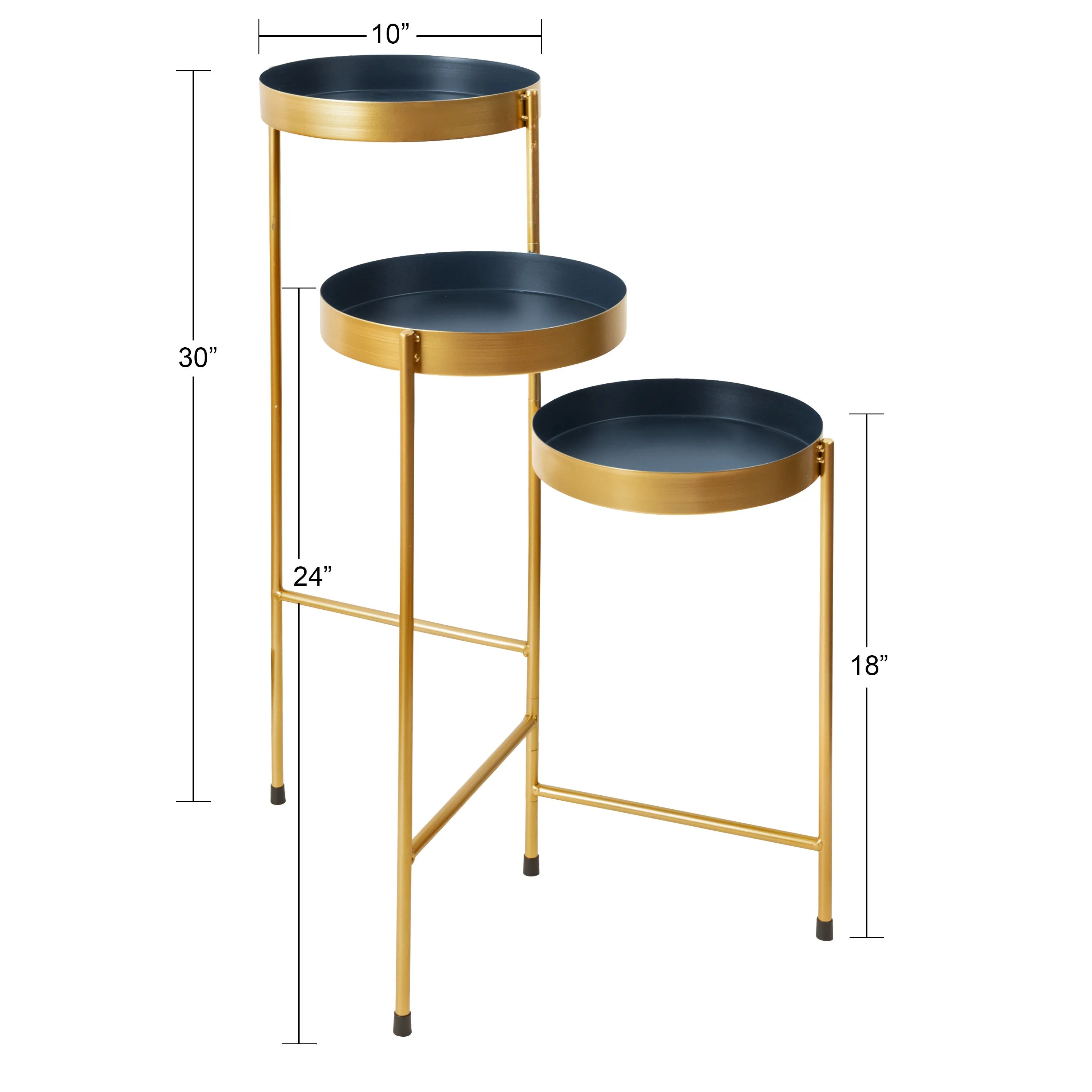 Finn Metal Tri-Level Plant Stand