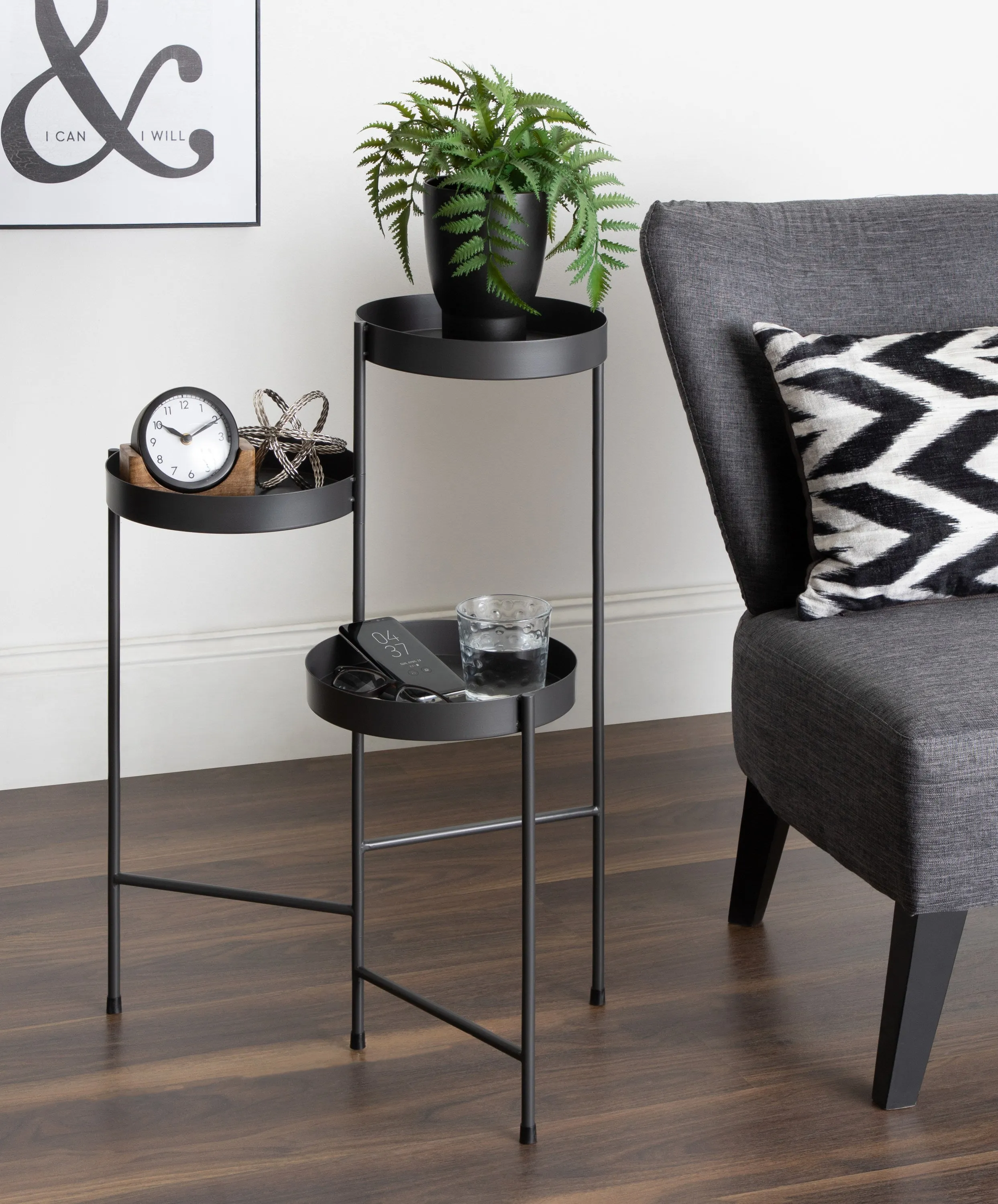 Finn Metal Tri-Level Plant Stand