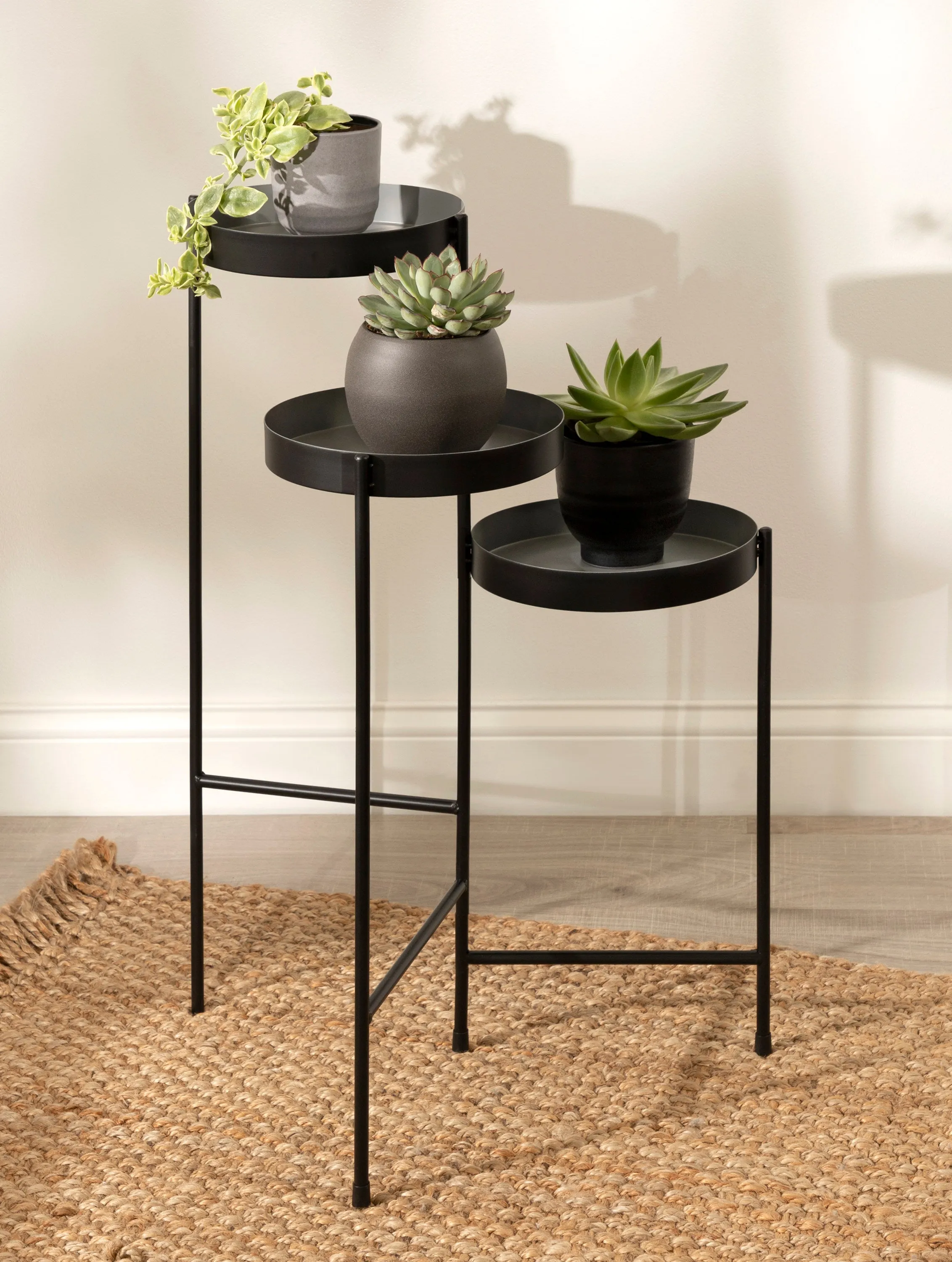 Finn Metal Tri-Level Plant Stand