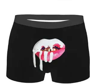 Funny Valentines Day 3D Printed Boxer Briefs For Men Underwear Low Rise Border Plus Size Breathable Stretch Trunk