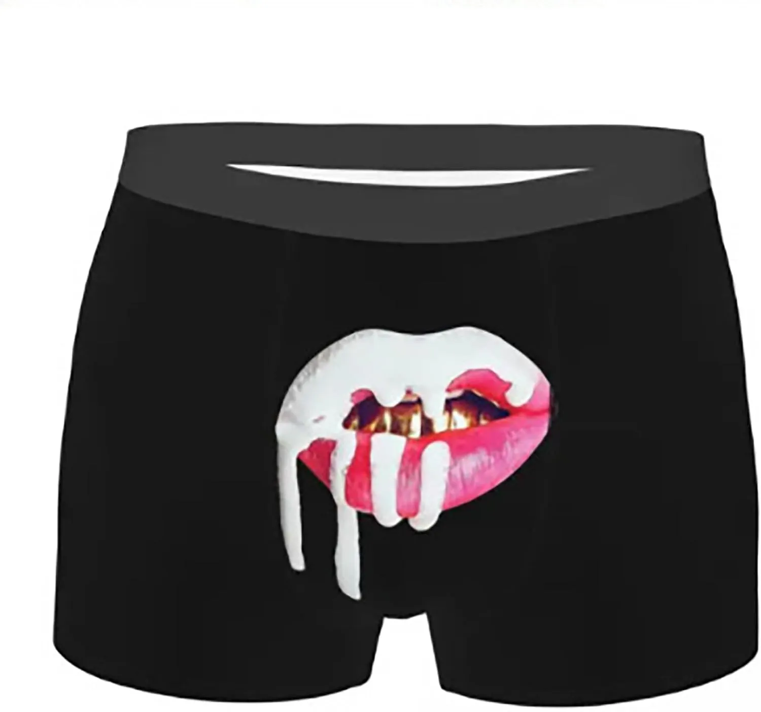 Funny Valentines Day 3D Printed Boxer Briefs For Men Underwear Low Rise Border Plus Size Breathable Stretch Trunk