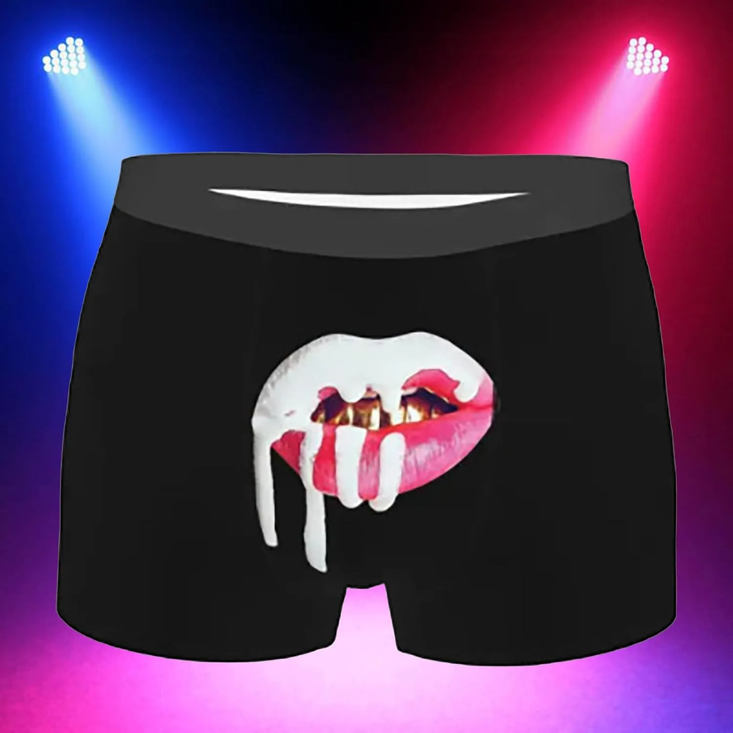 Funny Valentines Day 3D Printed Boxer Briefs For Men Underwear Low Rise Border Plus Size Breathable Stretch Trunk