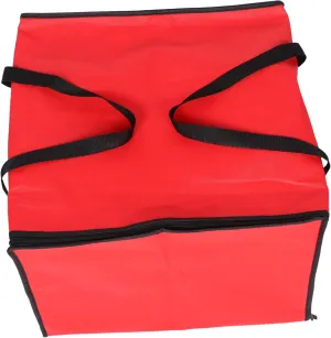 Garneck Insulated Pizza Bag Spacious Thermal Food Carrier with Design Non Woven Insulation for Takeout Catering Grocery and Outdoor Use and Easy
