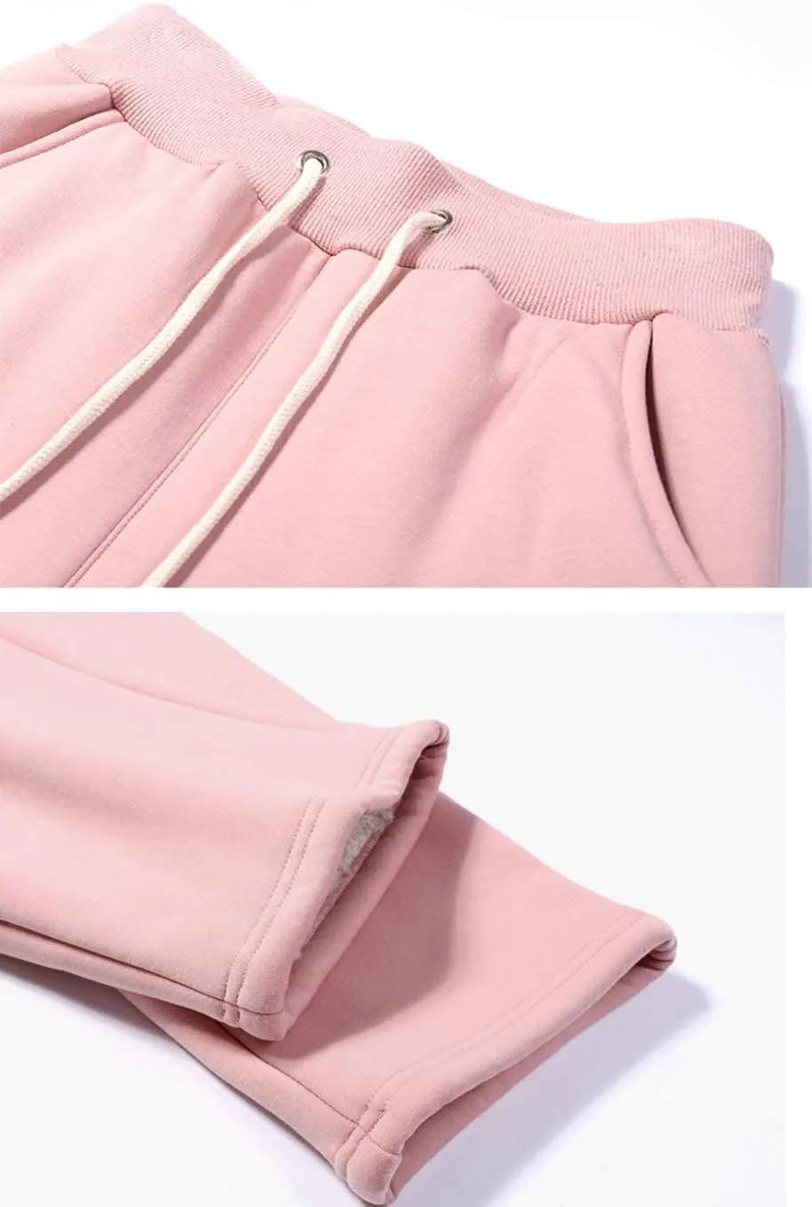 Gihuo Women's Winter Warm Sherpa Lined Sweatpants Fleece Pants