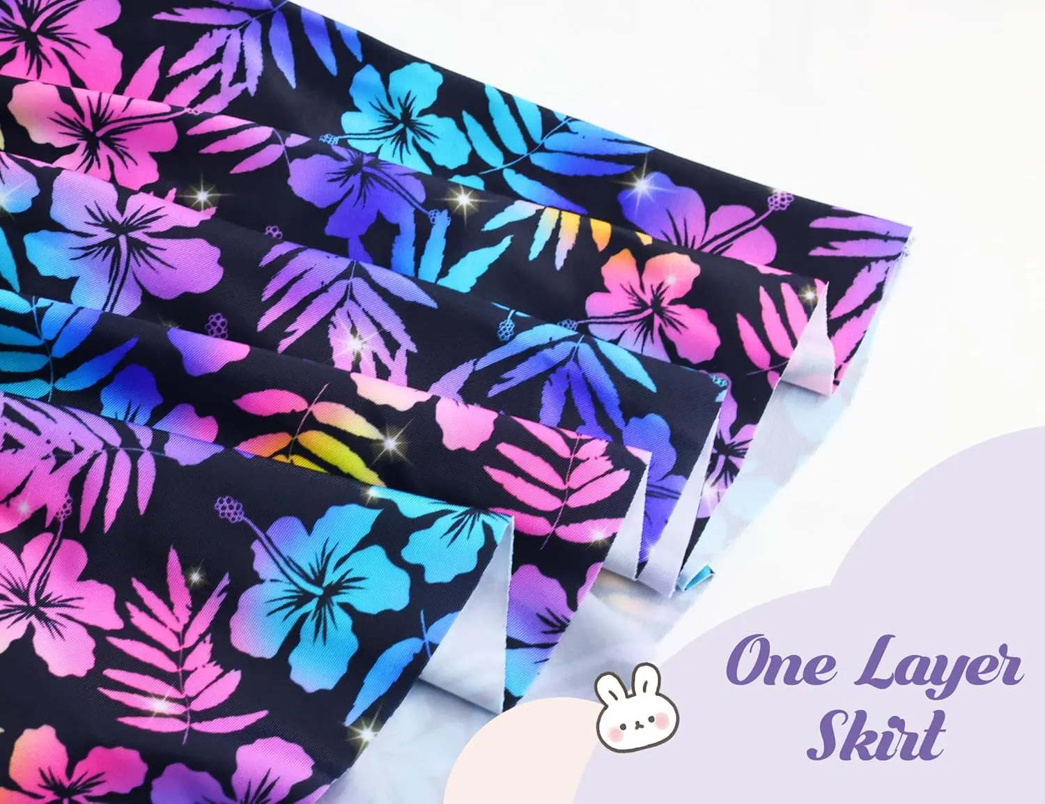 Girls Swimsuits Kids One Piece Sleeveless Swimwear Skirted Bathing Suit Summer Swim Dress with UPF 50  Sun Protection