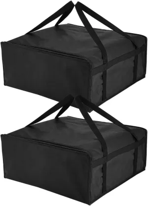 GLEAVI Insulated Cooler Bag 2pcs Pizza Warmer Bags for Groceries Tight Seal and Handle