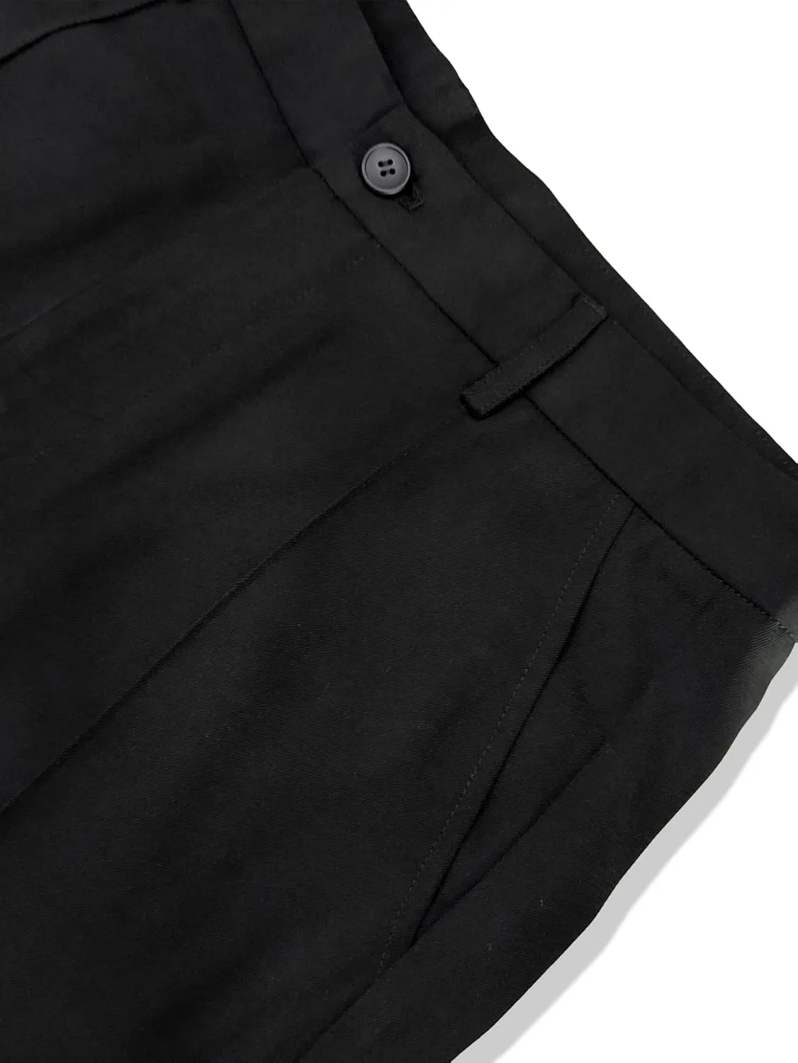 GORGLITTER Men's Wide Leg Flare Dress Pants Baggy Suit Trousers Office Business Causal Outfits with Pockets