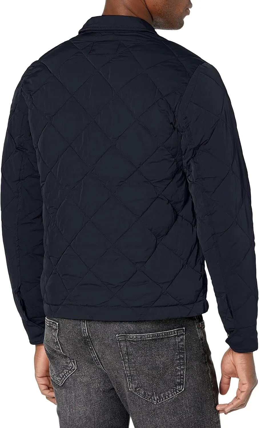 GUESS Men's Nylon Coach Jacket