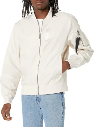 GUESS Men's Nylon Flight Jacket
