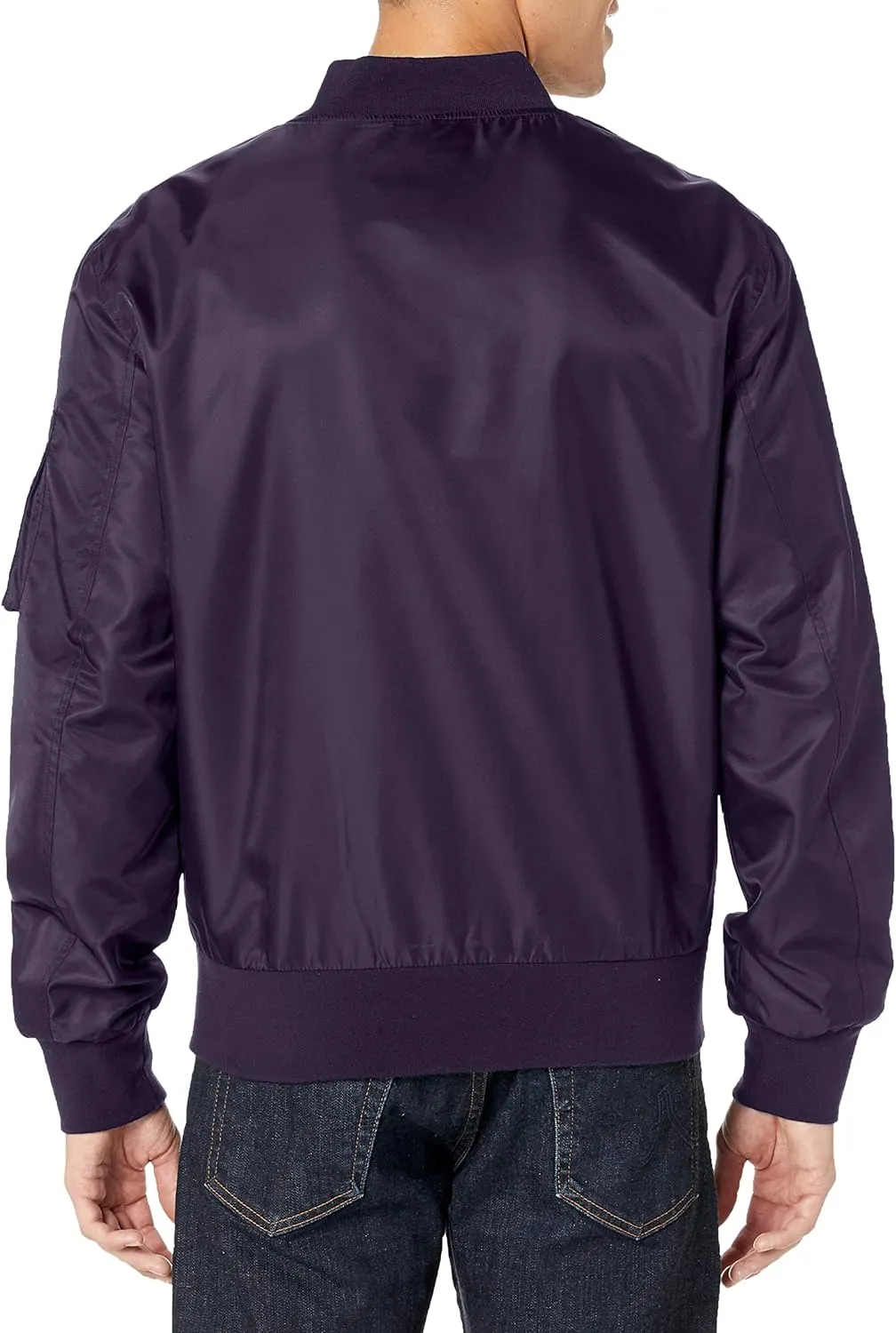 GUESS Men's Nylon Flight Jacket