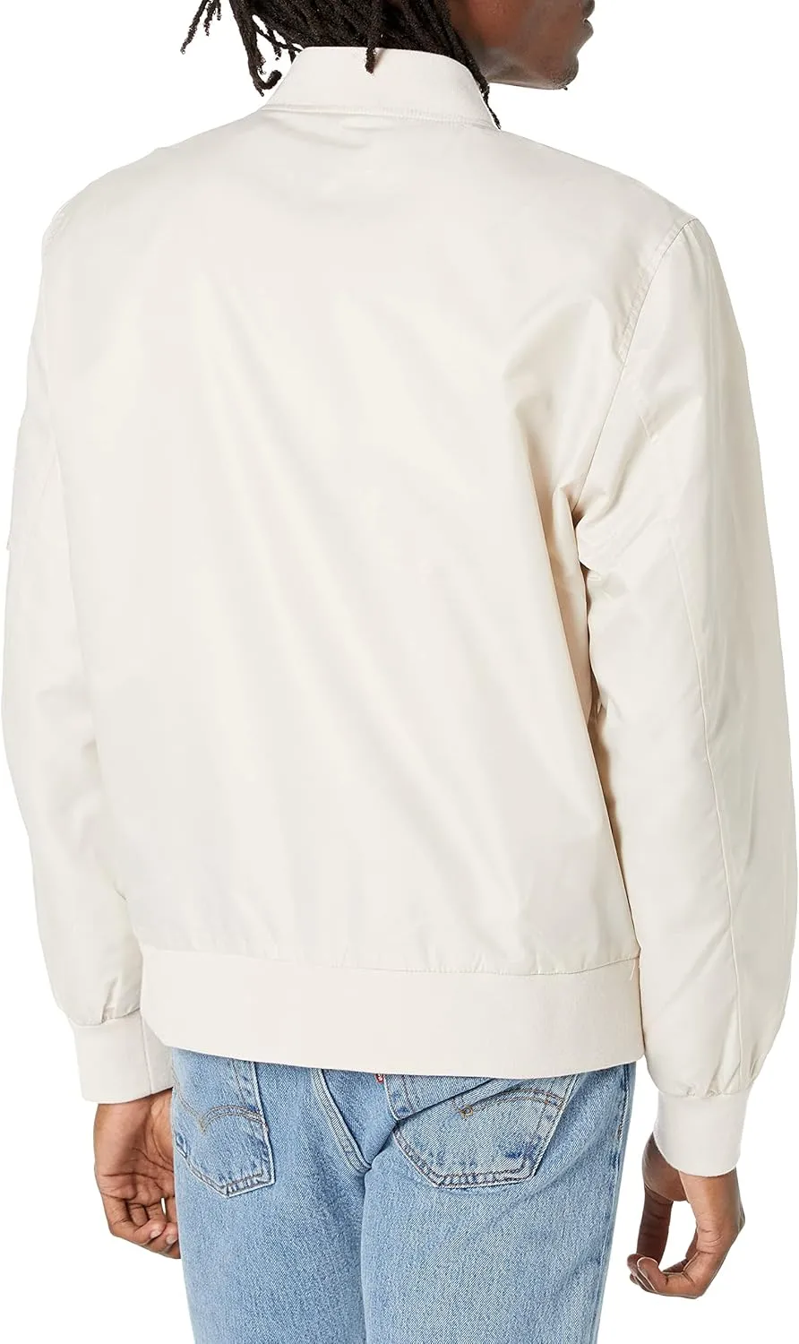 GUESS Men's Nylon Flight Jacket