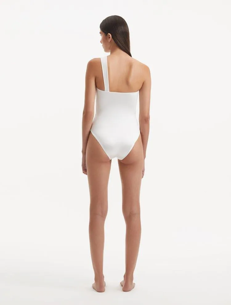 Halin White Swimsuit