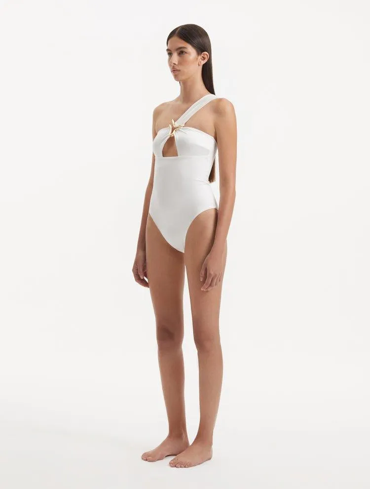 Halin White Swimsuit