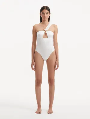 Halin White Swimsuit