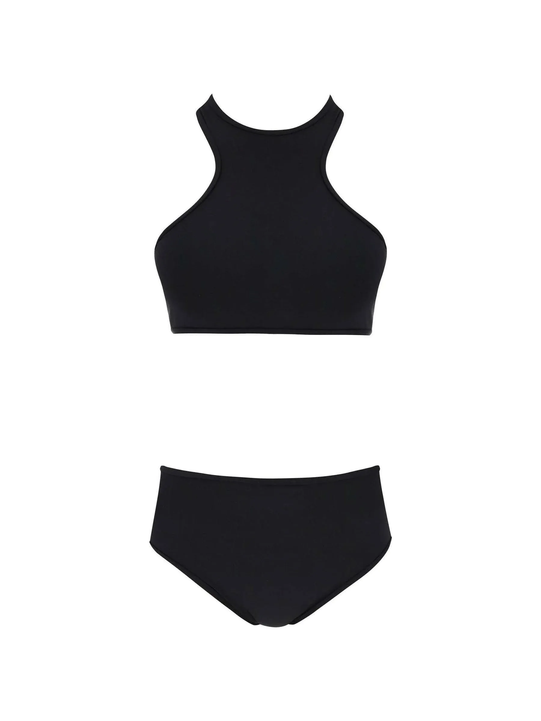 Halter High-Waisted Swimsuit Set