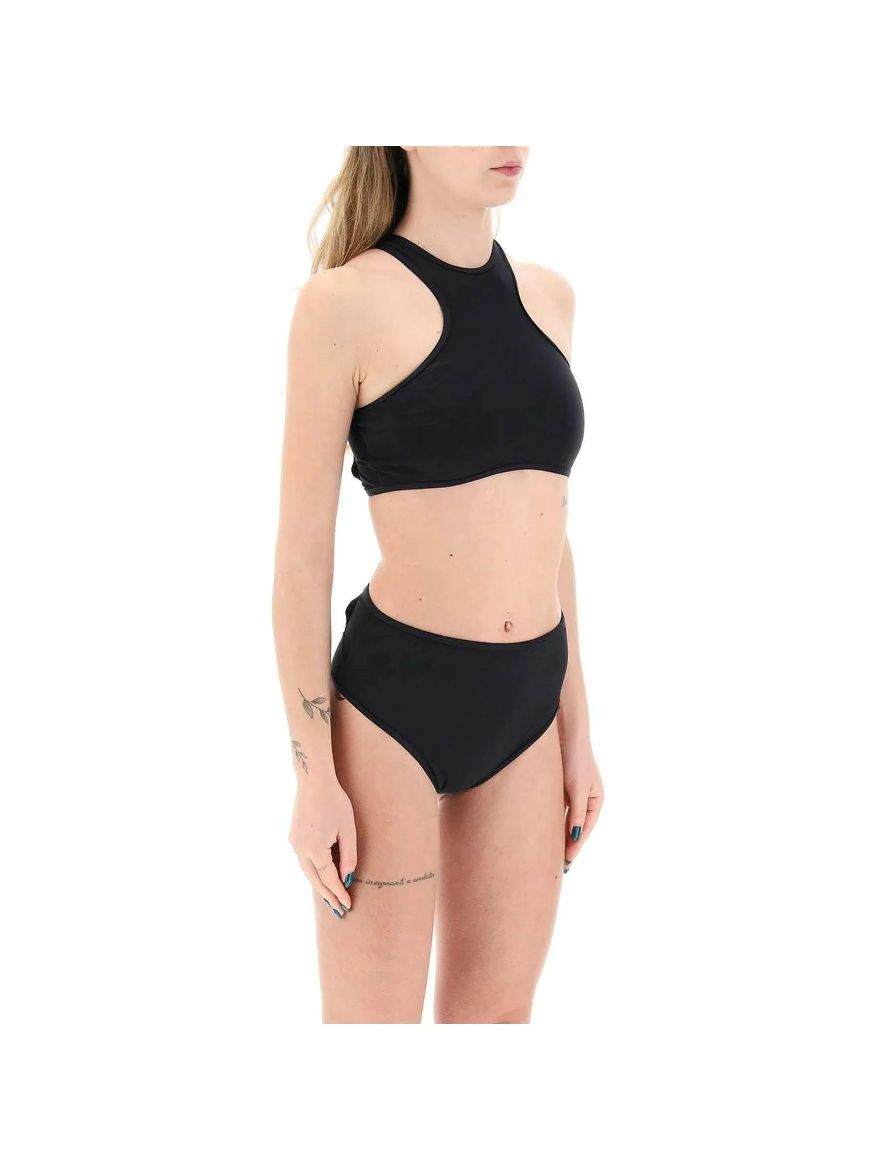Halter High-Waisted Swimsuit Set