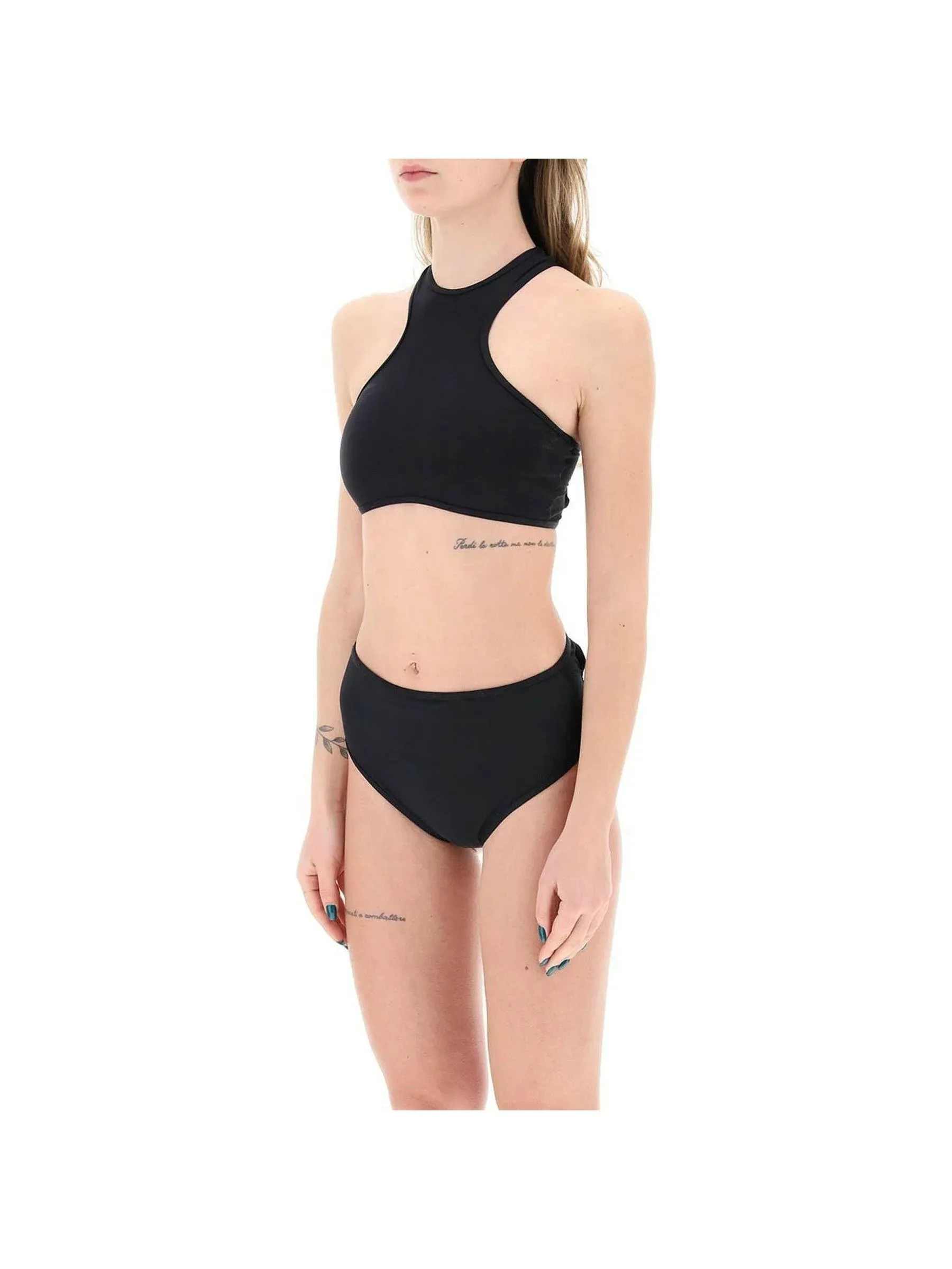 Halter High-Waisted Swimsuit Set