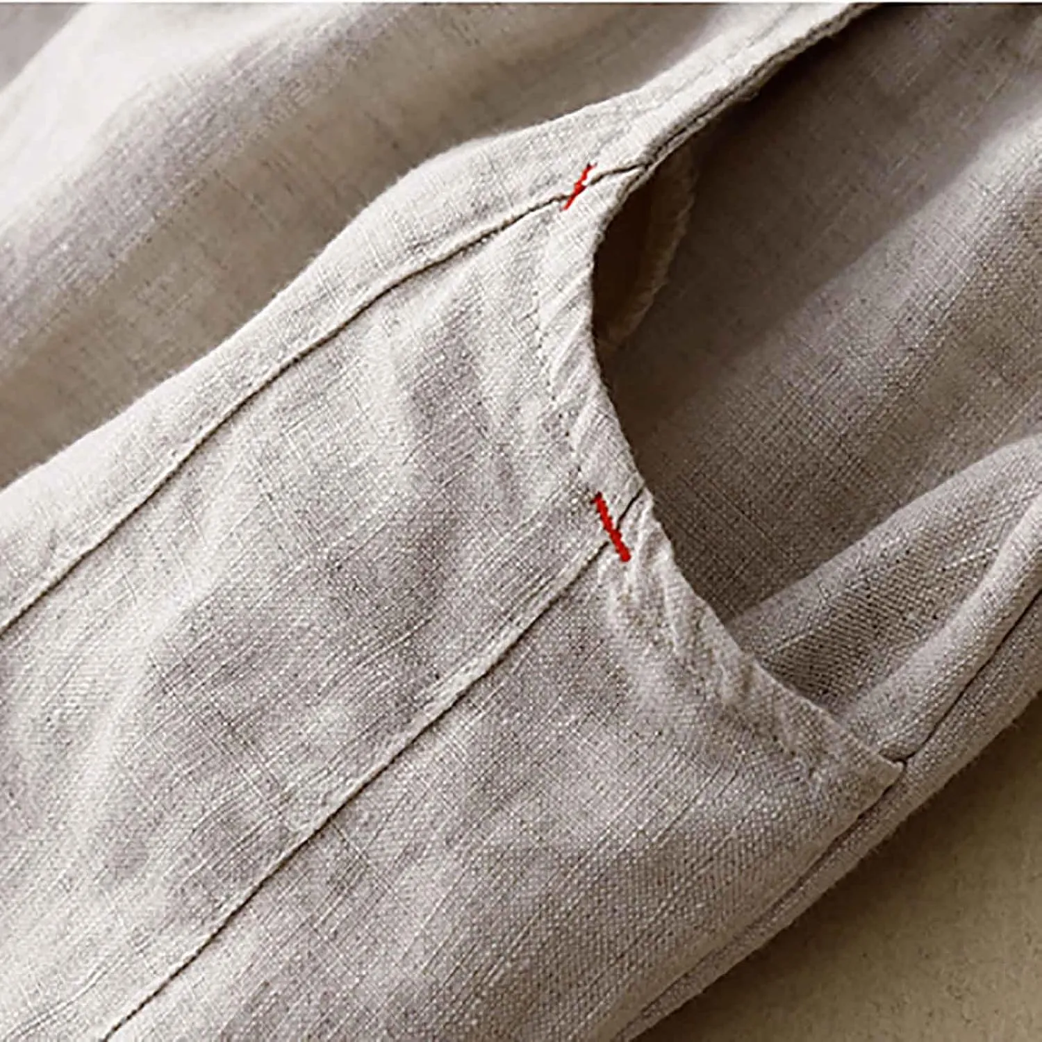 Harem Pants for Women Casual Drawstring Elastic Waisted Pants Comfy Cotton Linen Capris Loose Fit Trousers with Pockets