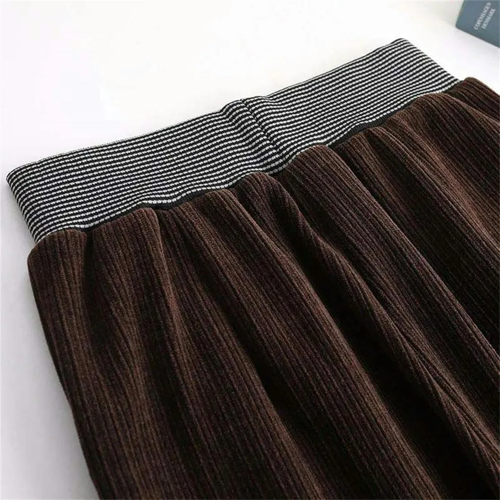 High Waist Wide-Leg Pants for Women Straight Solid Color Wide-Leg Pants Sports Stretch Spring and Autumn Trousers
