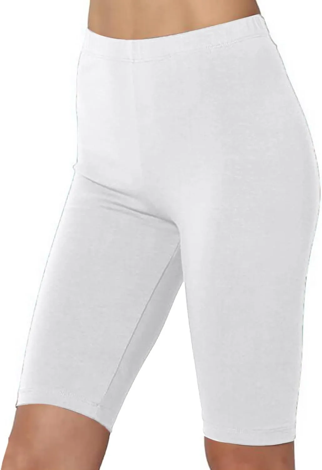 Hvyesh Womens High Waisted Yoga Capri Leggings Tummy Control Stretchy Pants Workout Shorts Gym Active Exercise