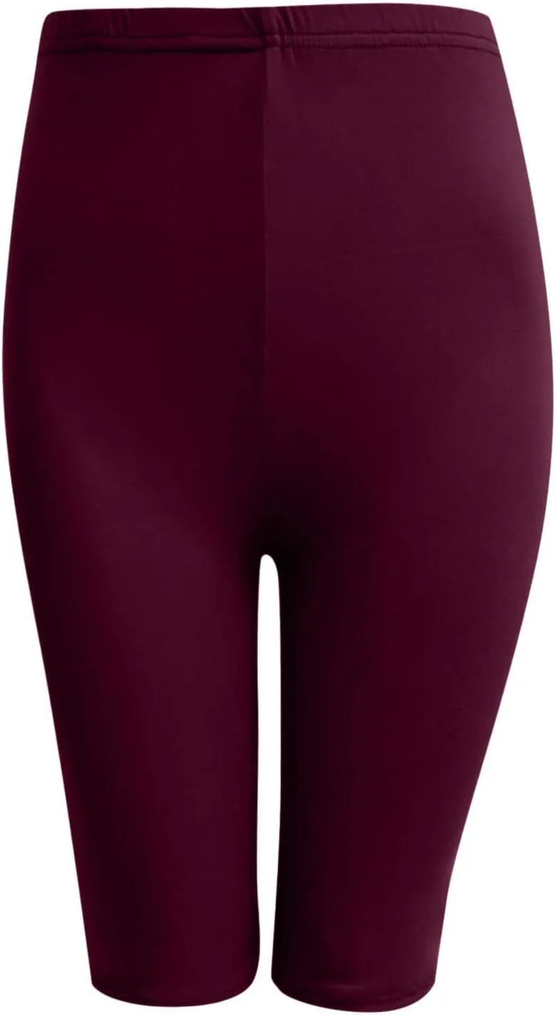 Hvyesh Womens High Waisted Yoga Capri Leggings Tummy Control Stretchy Pants Workout Shorts Gym Active Exercise