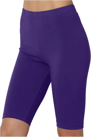 Hvyesh Womens High Waisted Yoga Capri Leggings Tummy Control Stretchy Pants Workout Shorts Gym Active Exercise