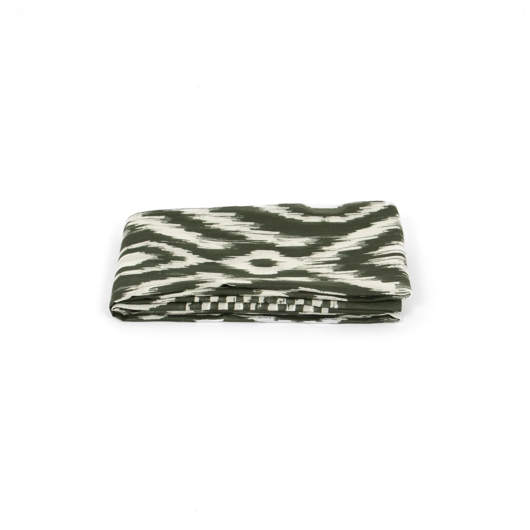 Indie Lightweight Cotton Scarf  - Khaki, Aztec