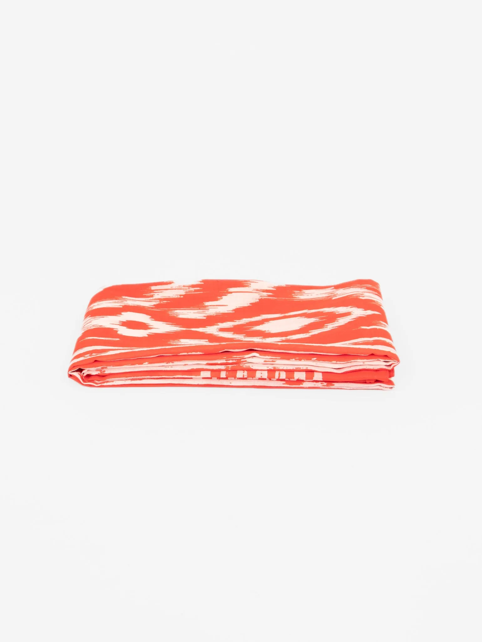 Indie Lightweight Cotton Scarf - Red, Aztec