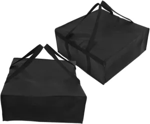 Insulated Food Carrier Bag Large Capacity Pizza Warmer for Catering Cooler Bag Handle Reusable for Seafood Cakes