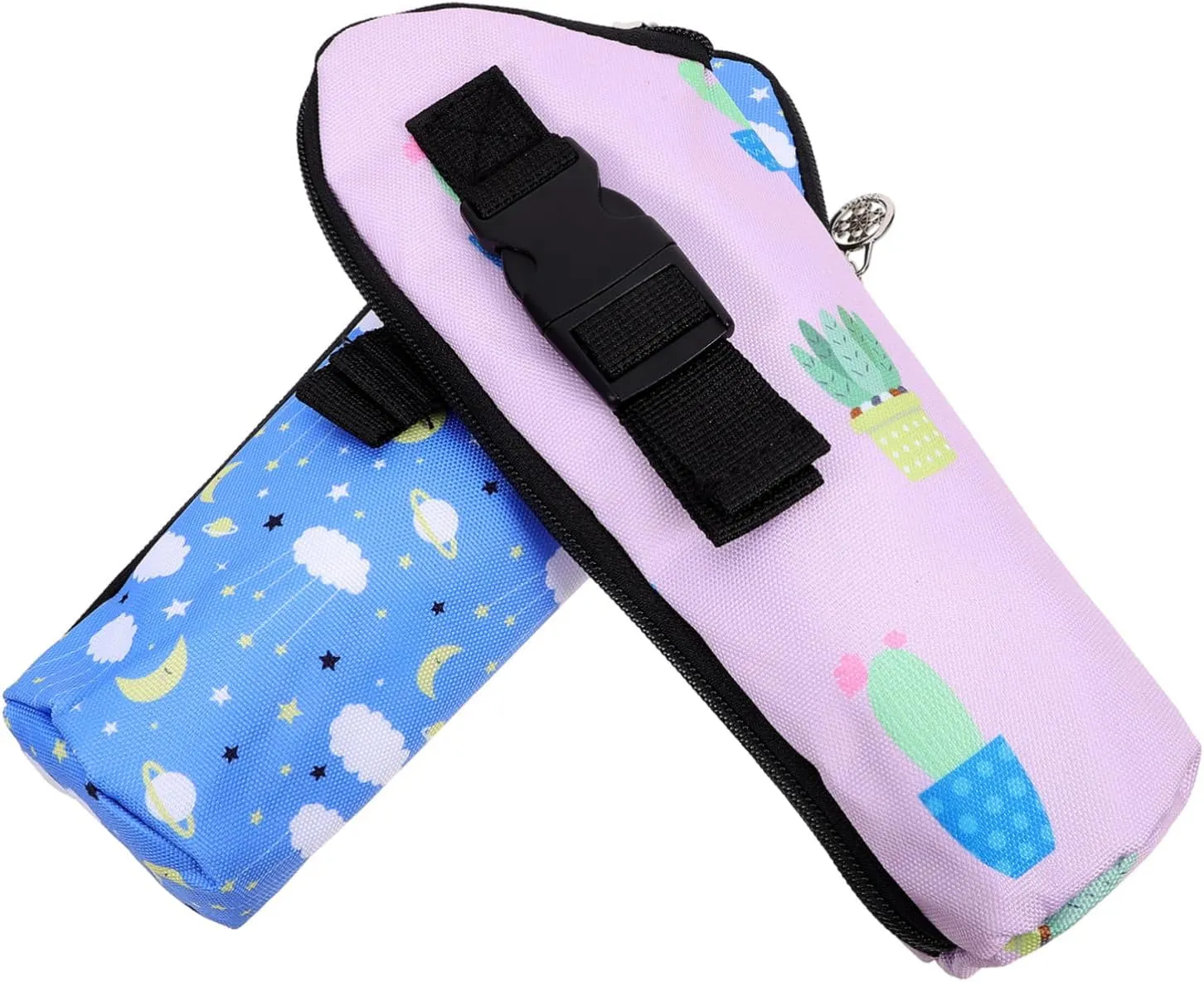 Insulated Water Bottle Bag Travel Milk Bottle Cooler Sturdy Polyester Pouch