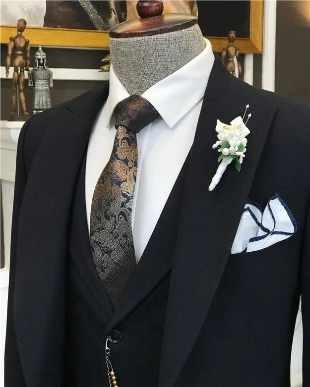 ITALIAN FIT MEN'S CHARADE SUIT BY ITALIAN VEGA® (3-Piece)