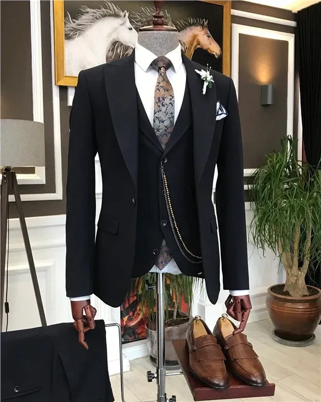 ITALIAN FIT MEN'S CHARADE SUIT BY ITALIAN VEGA® (3-Piece)