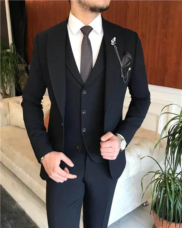 ITALIAN FIT MEN'S CHARADE SUIT BY ITALIAN VEGA® (3-Piece)