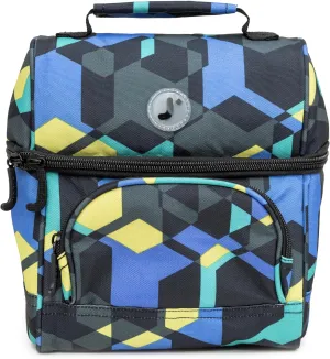 J World Corey Kids Lunch Bag. Insulated Lunch-Box for Boys Girls, Cubes