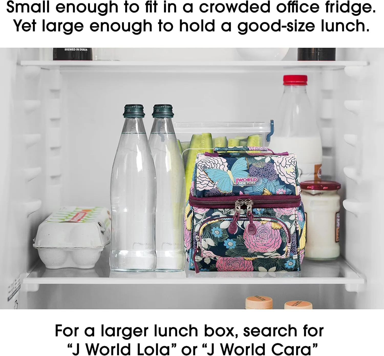 J World Corey Kids Lunch Bag. Insulated Lunch-Box for Girls, Women, Aloha