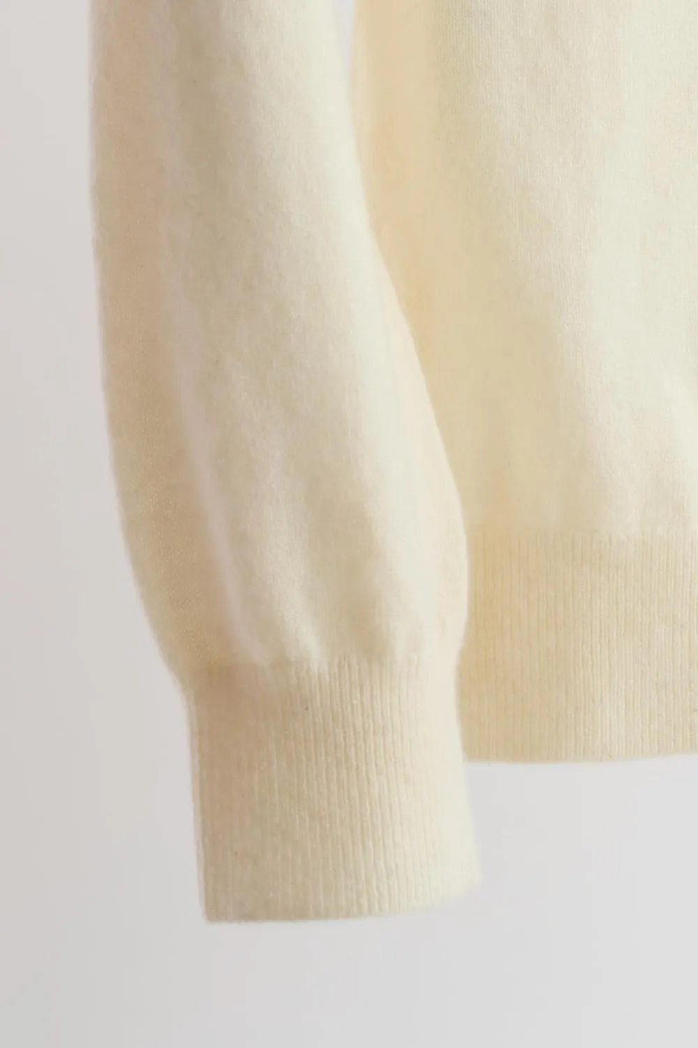 JENNIE LIU Women's 100% Cashmere Button Front Long Sleeve Crewneck Cardigan Sweater