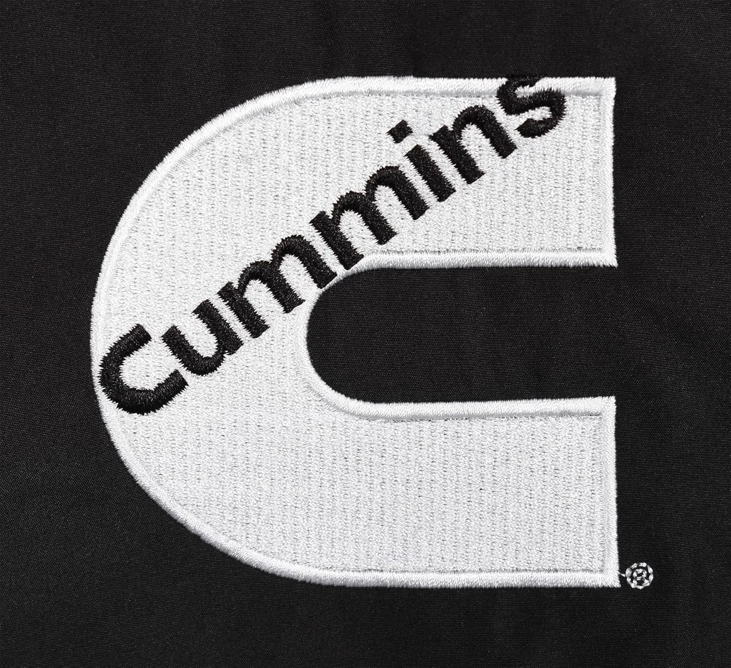 JH DESIGN GROUP Men's Cummins Logo Lightweight Nylon Windbreaker Jacket