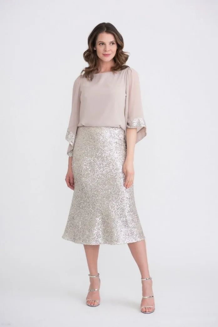 Joseph Ribkoff Top with Sparkles on Sleeveless Style 204284