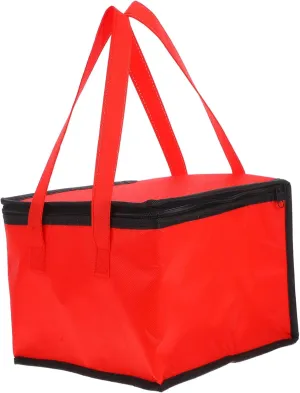KICHOUSE Large Capacity Insulated Grocery Cooler Bag Portable Pizza Warmer Bag Optimizes Freshness for Takeout for Food Service Secure Closure Design