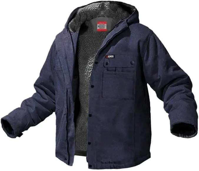 Knox Heavy Duty FR Sherpa Jacket Men | Platinum FR Insulation | 100% Comfort & Warmth | Men's Sherpa Jacket - Fit to Size