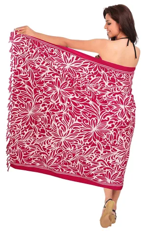 LA LEELA Women Beachwear Sarong Bikini Cover up Wrap Bathing Suit 28 ONE Size