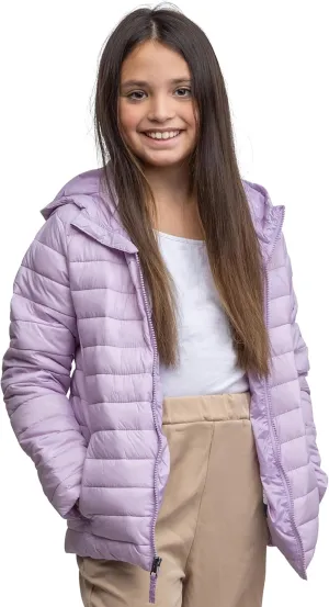 Lands' End Kids Full Zip Lightweight Thermoplume Hooded Jacket (S-XL)