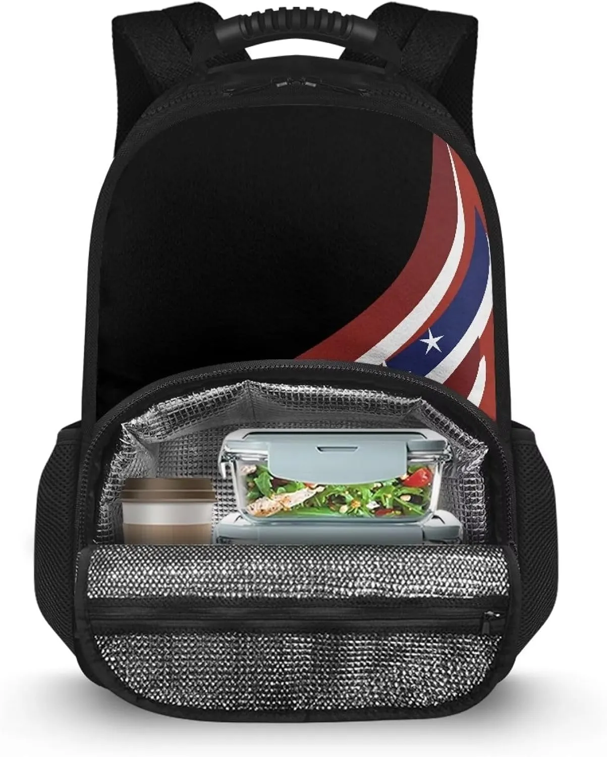 Laptop Backpack with Lunch Box Insulated Adult Backpacks with Cooler Compartment 17 Inch Lunch Bag for Camping